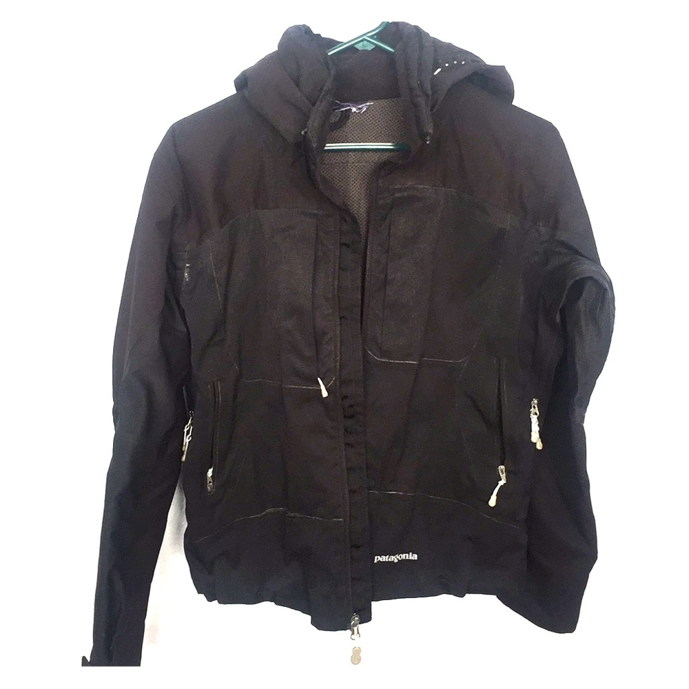 Black Patagonia jacket, size women’s M